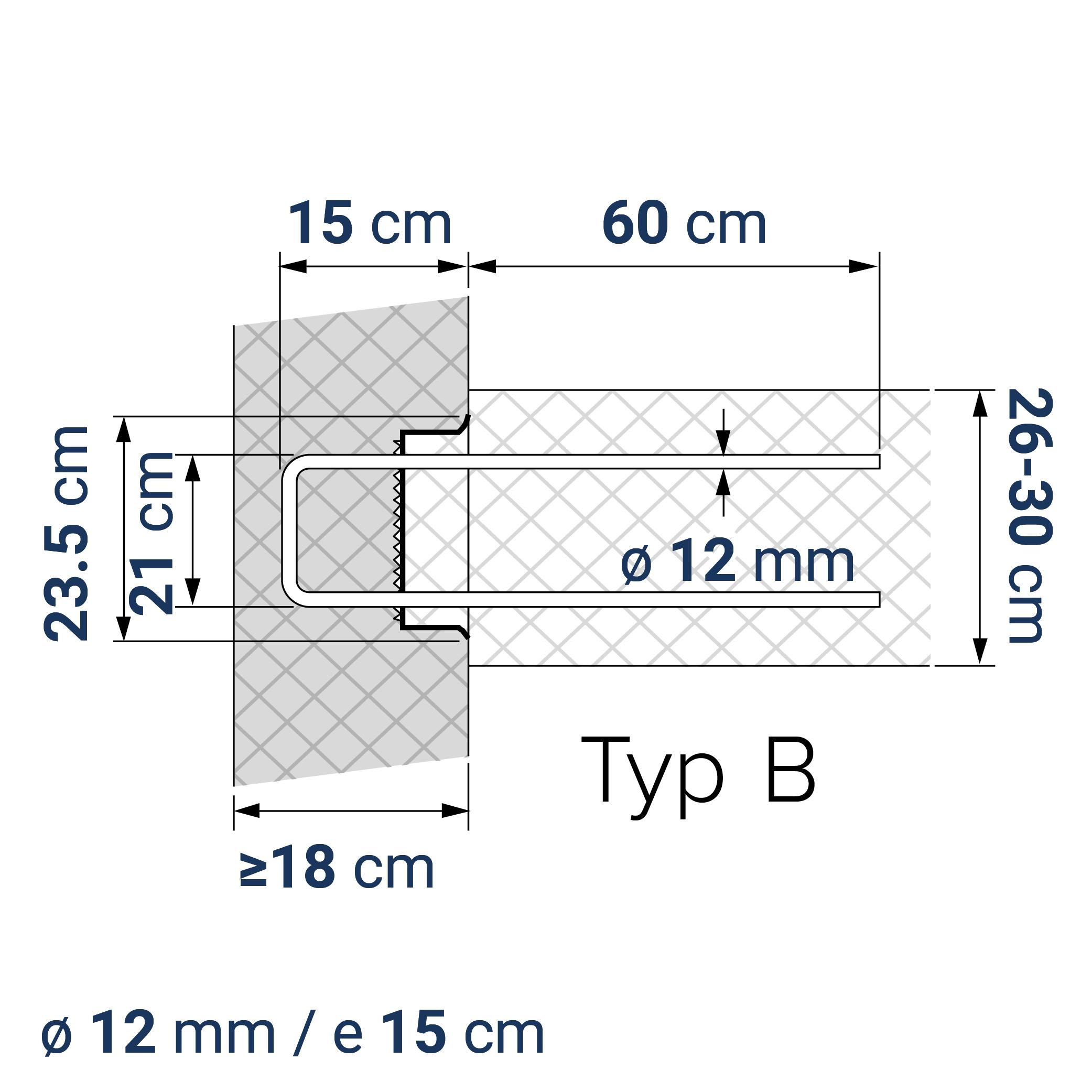 A400110248  BE-BOX® Bewehrungsbox Position Q / L 243a | B-21-12/15-h15-lb60 | 80 cm | 11.84 kg/m