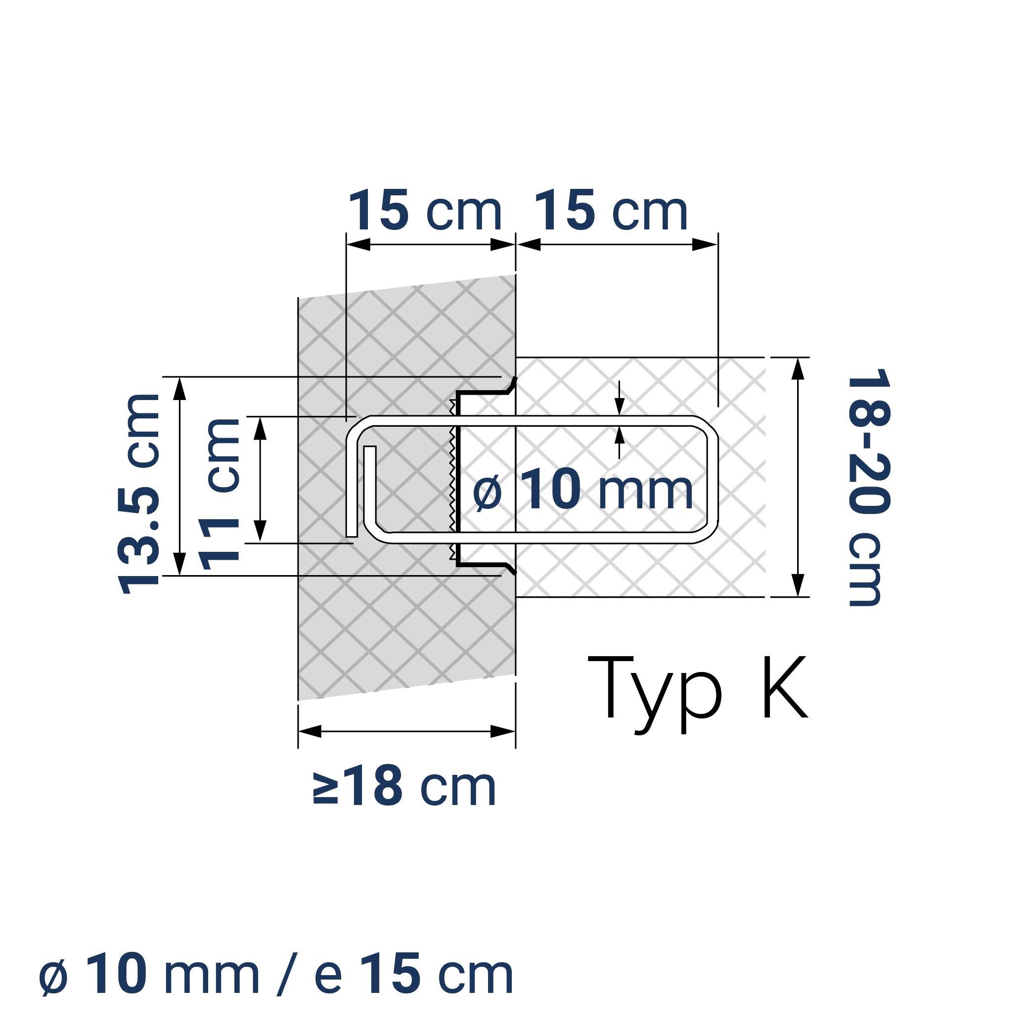 A400120120 7640425413516 BE-BOX® Bewehrungsbox Position Q / L 120 | K-11-10/15-h15-lb15 | 125 cm | 5.24 kg/m